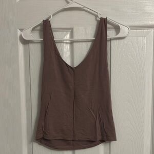 Elegant Mauve Sleeveless Tank